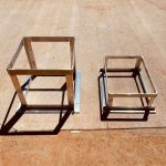 55 Gallon Vertical Aluminum Stands