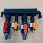 4 Port with water ball valve