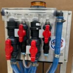 4 Port clear manifold with remote